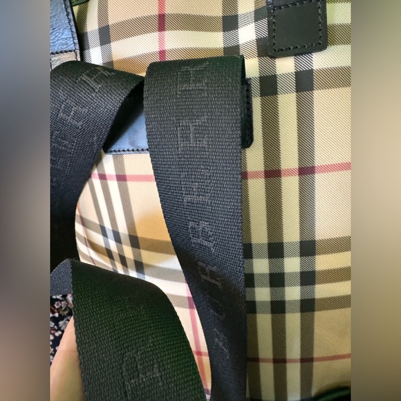 Burberry Nova check coated canvas backpack EUC WITH COA - Picture 6 of 11